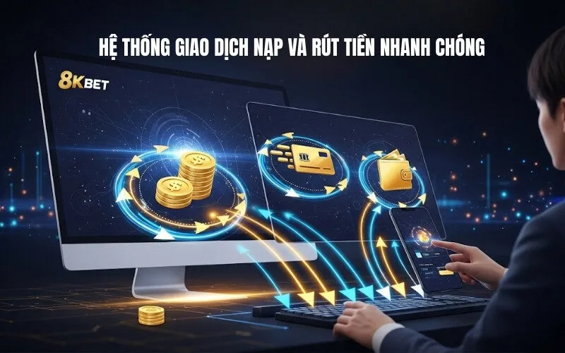 8kbet Hệ Thống Giao Dịch Nạp và Rút Tiền Nhanh Chóng