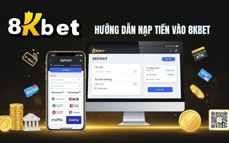 Hướng Dẫn Nạp Tiền vào 8Kbet
