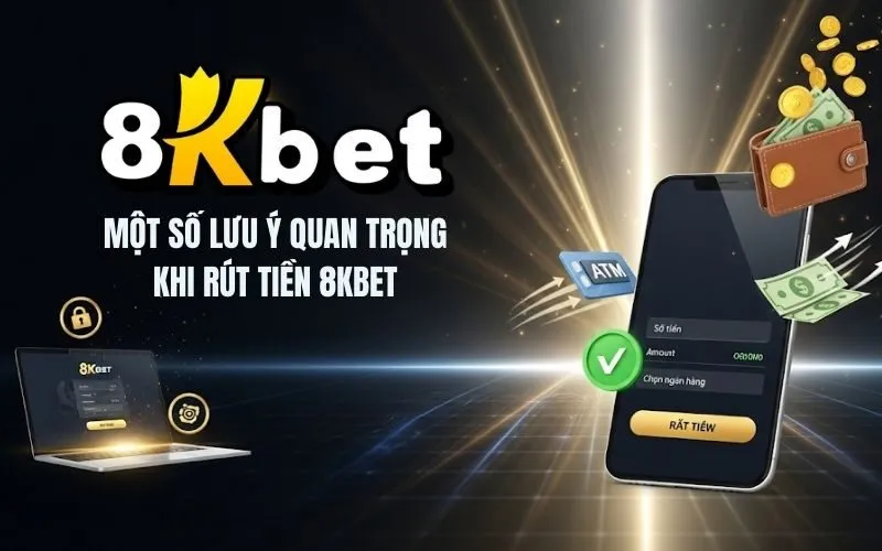 Một số lưu ý quan trọng khi rút tiền 8Kbet